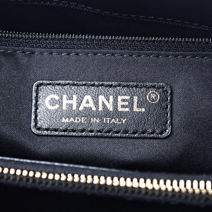 Chanel Caviar Quilted Grand Shopping Tote GST Black 6 of 9