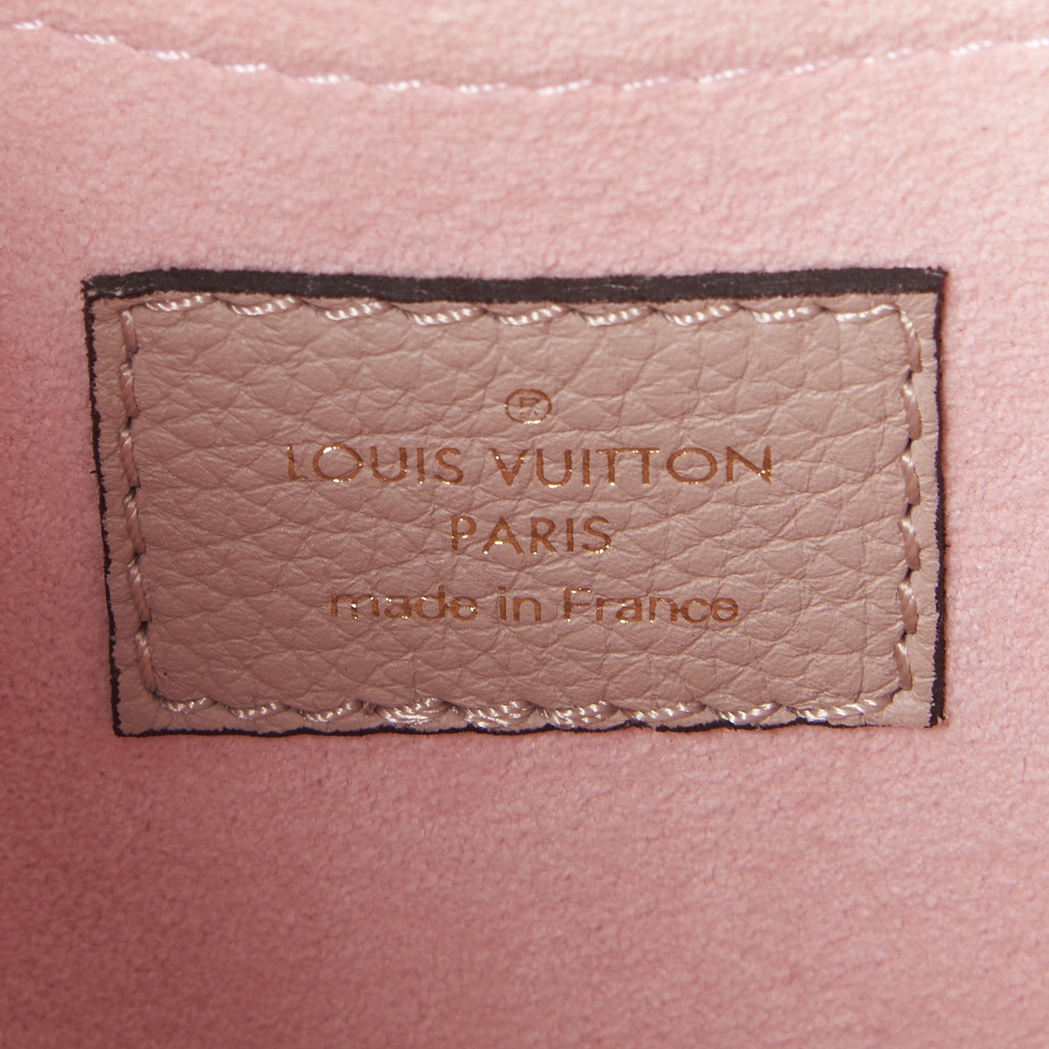 Louis Vuitton Soft Calfskin Mylockme Chain Bag BB Greige 8 of 8
