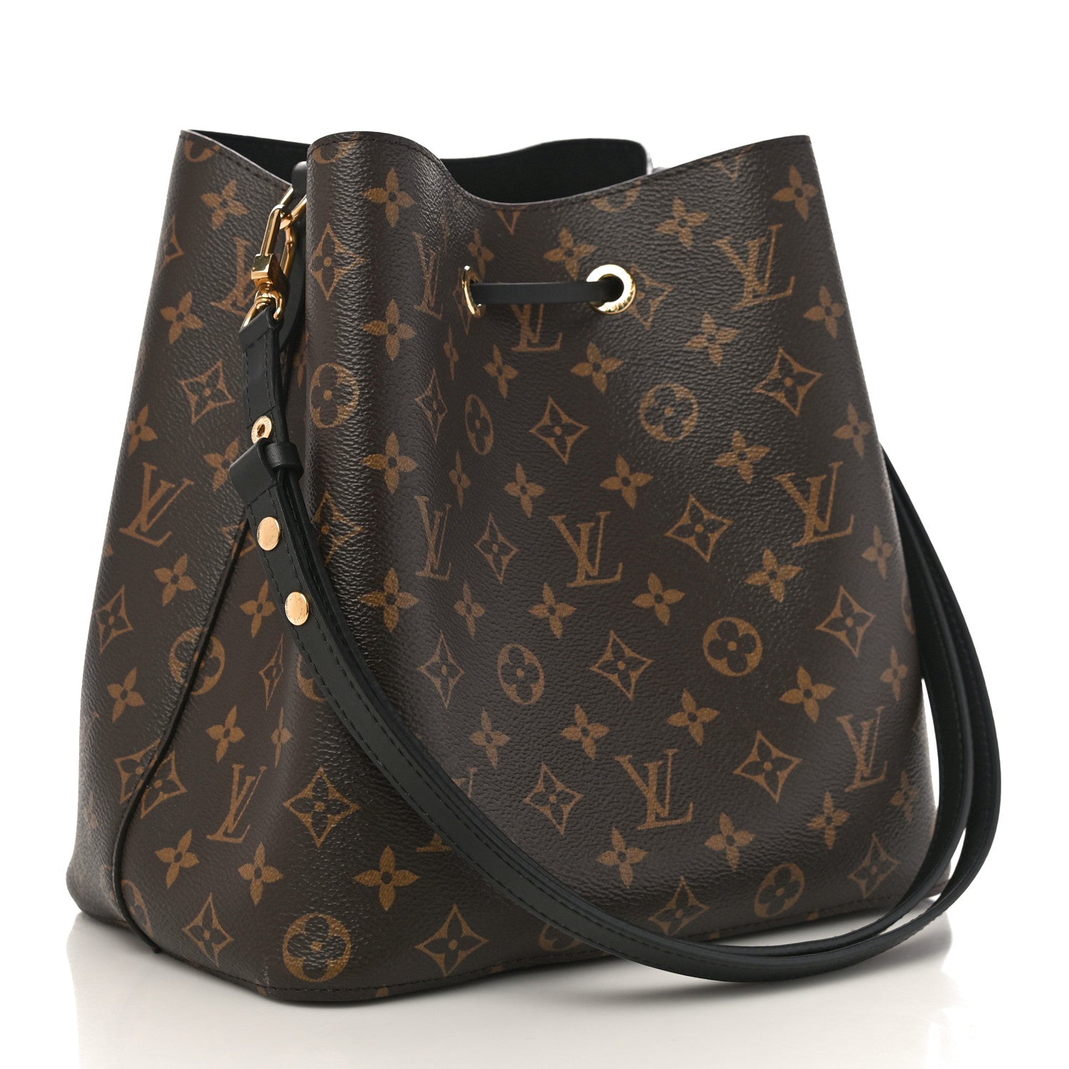 Louis Vuitton Monogram Neonoe MM Black 3 of 10