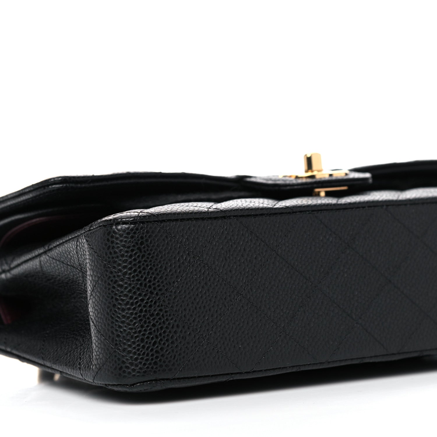 Chanel Caviar Quilted Medium Double Flap Black 8 of 12