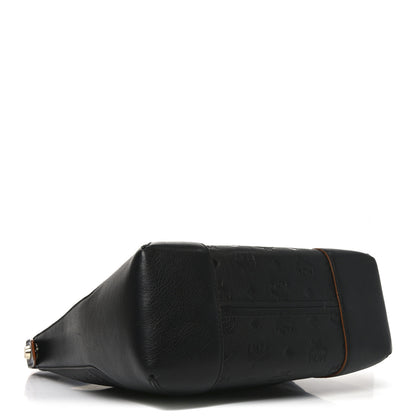 MCM Calfskin Ottomar Monogram Klara Medium Hobo Black 4 of 10