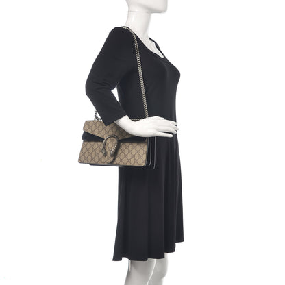 Gucci GG Supreme Monogram Small Dionysus Shoulder Bag Black 2 of 13