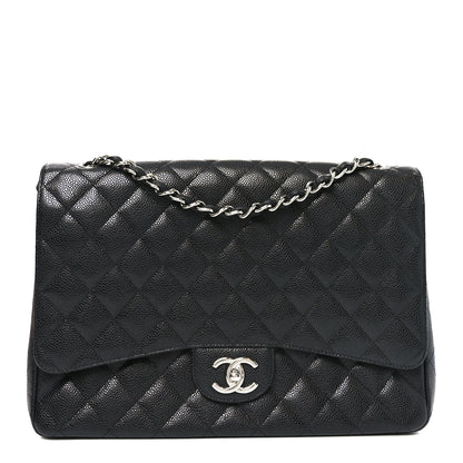 Chanel Caviar Quilted Maxi Double Flap Black 1 of 11
