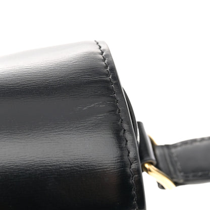 Celine Shiny Calfskin Medium Triomphe Black 12 of 15