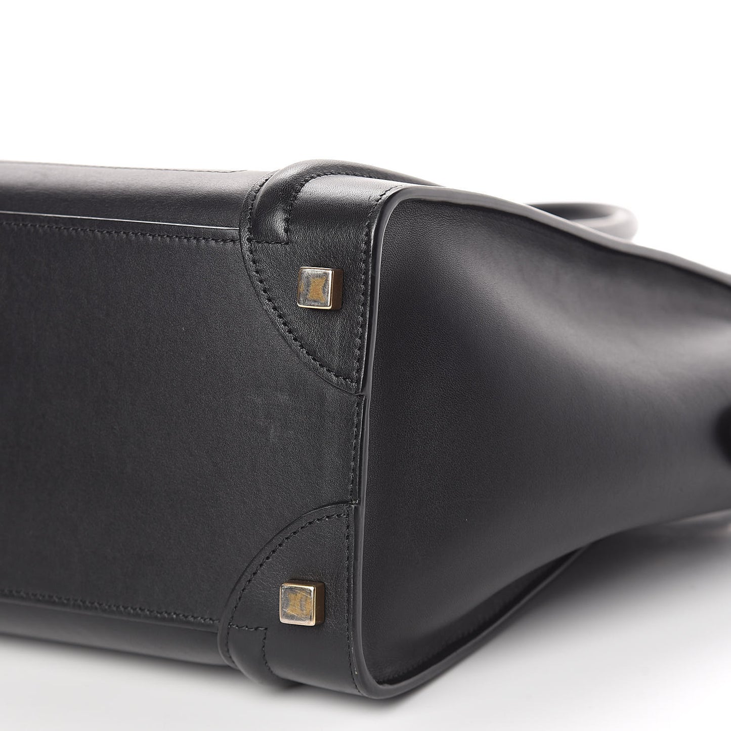 Smooth Calfskin Micro Luggage Black