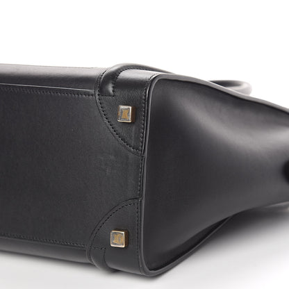 Celine Smooth Calfskin Micro Luggage Black 12 of 13