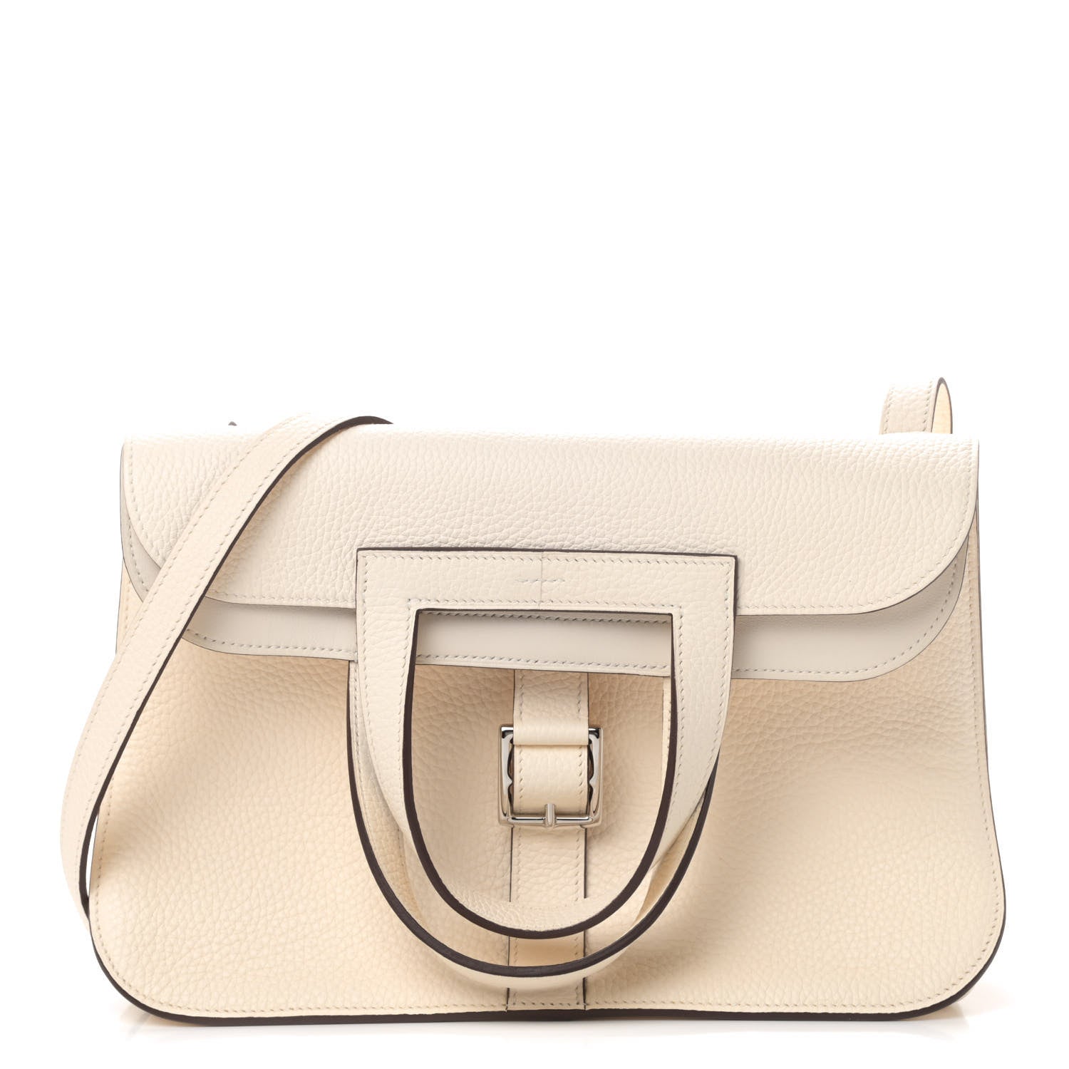 Hermes Taurillon Clemence Halzan 31 GM Nata 1 of 4