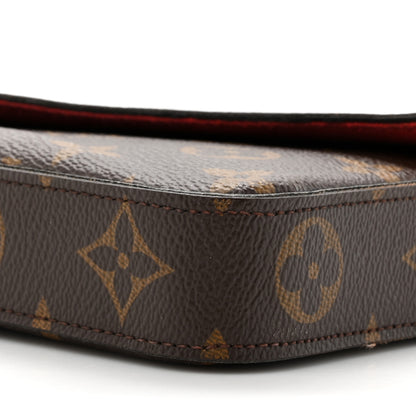 Louis Vuitton Monogram My LV World Tour Pochette Felicie Chain Wallet Coquelicot 11 of 18