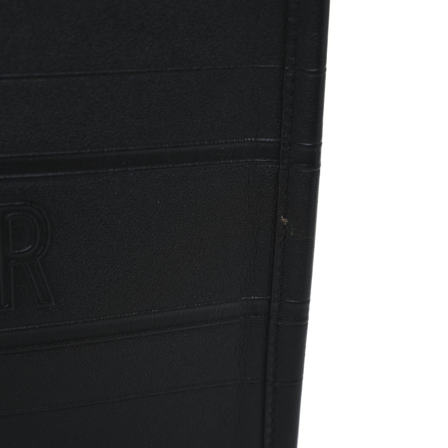 Calfskin Embossed Medium Book Tote Black
