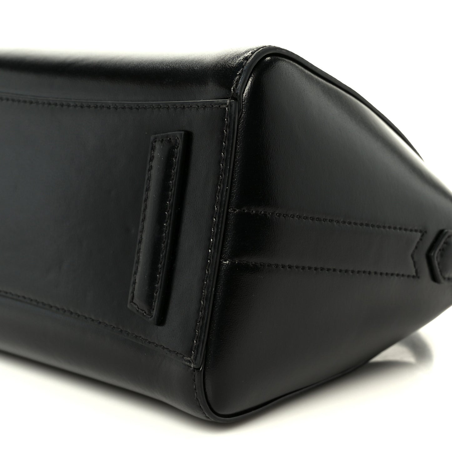 Shiny Lord Calfskin Mini Antigona Black