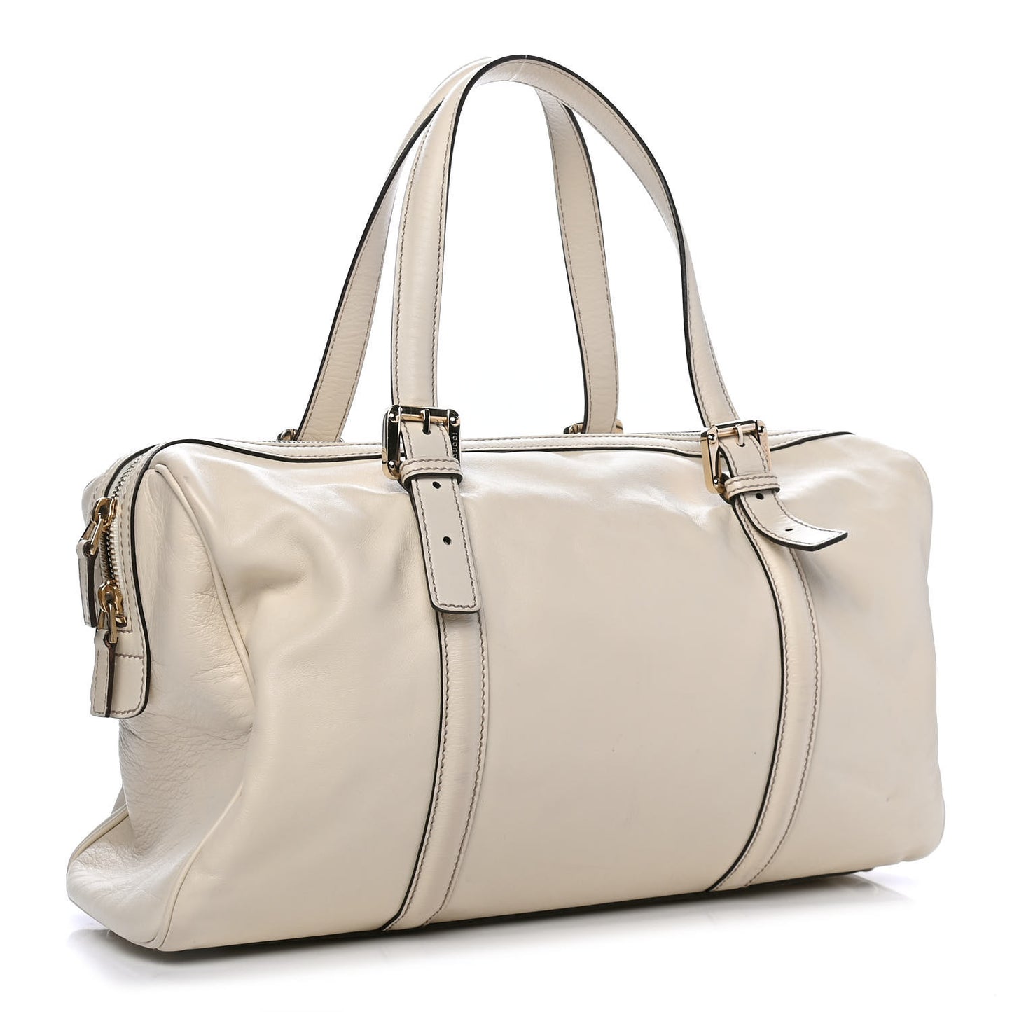Calfskin Medium Britt Boston Ivory