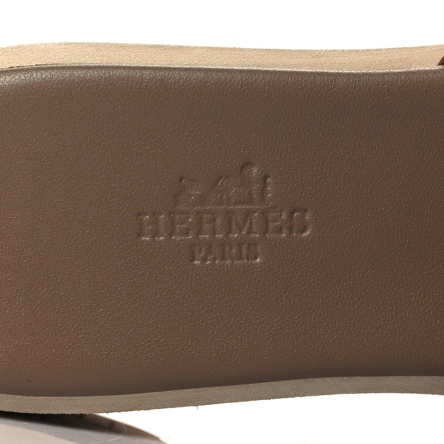 Calfskin Cork Eze 30 Sandals 37 Marron Glaise