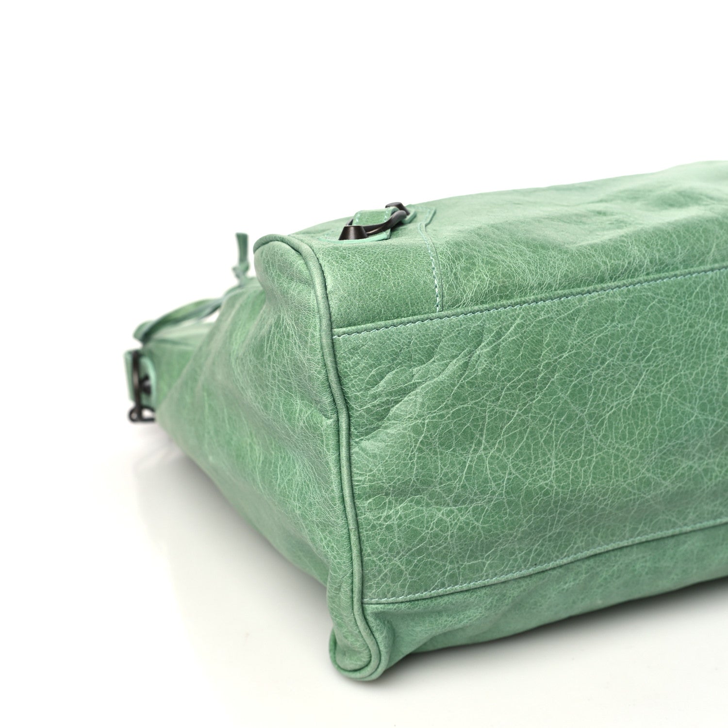 Balenciaga Agneau Classic Hardware Velo Vert D'eau 9 of 10