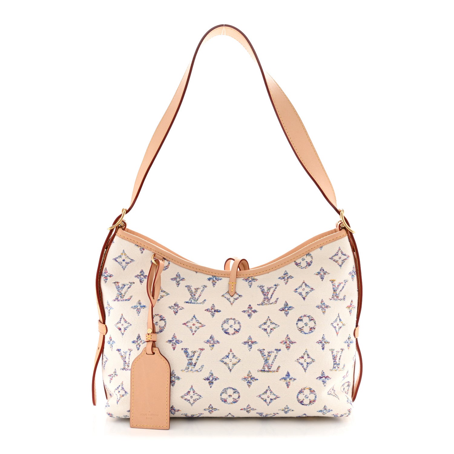 Louis Vuitton Monogram Jacquard CarryAll PM Multicolor Beige 1 of 11