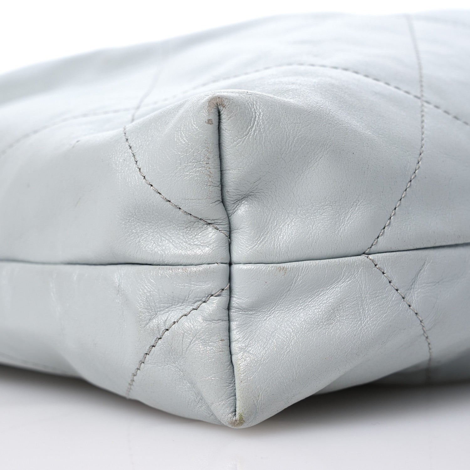 Chanel Shiny Calfskin Quilted Small Chanel 22 Grey 10 of 13