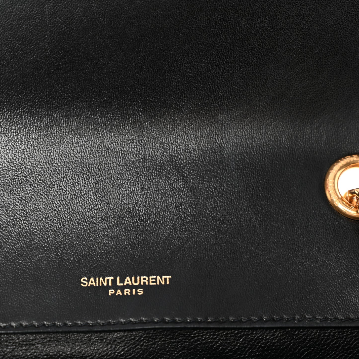 Lambskin Matelasse Chevron Monogram Small Sulpice Bag Black