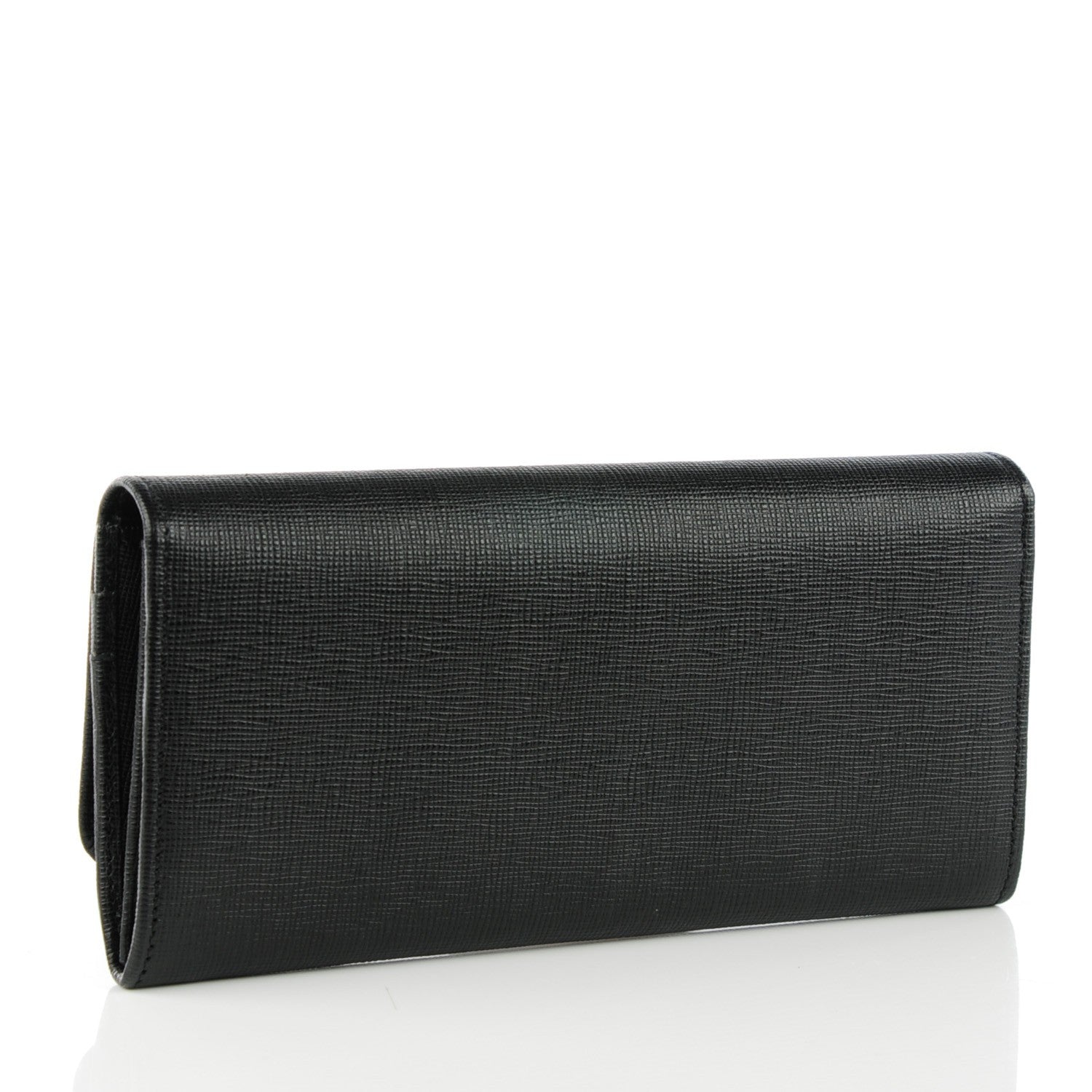 Fendi Vitello Elite Continental Wallet Black 3 of 8