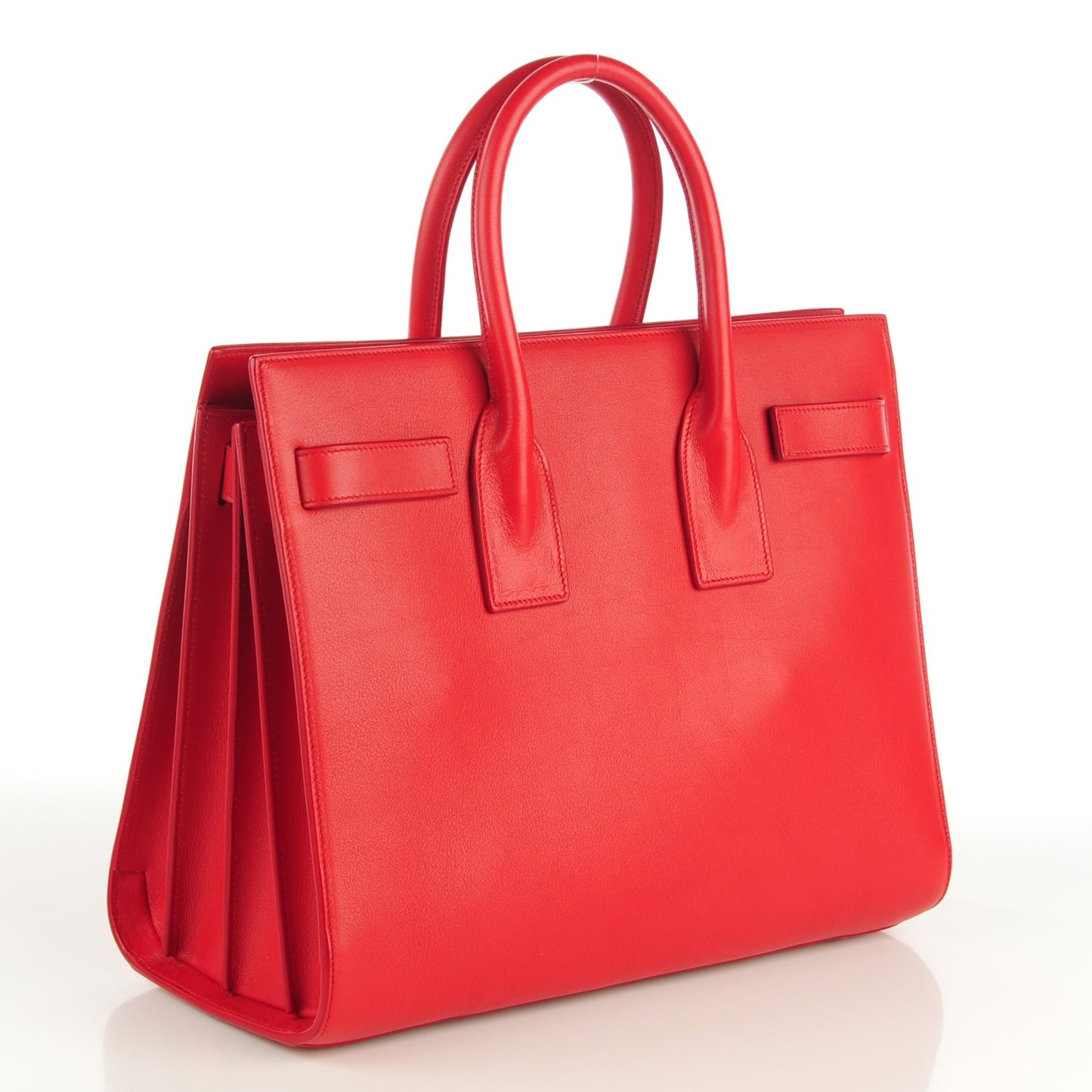 Calfskin Small Sac De Jour Lipstick Red