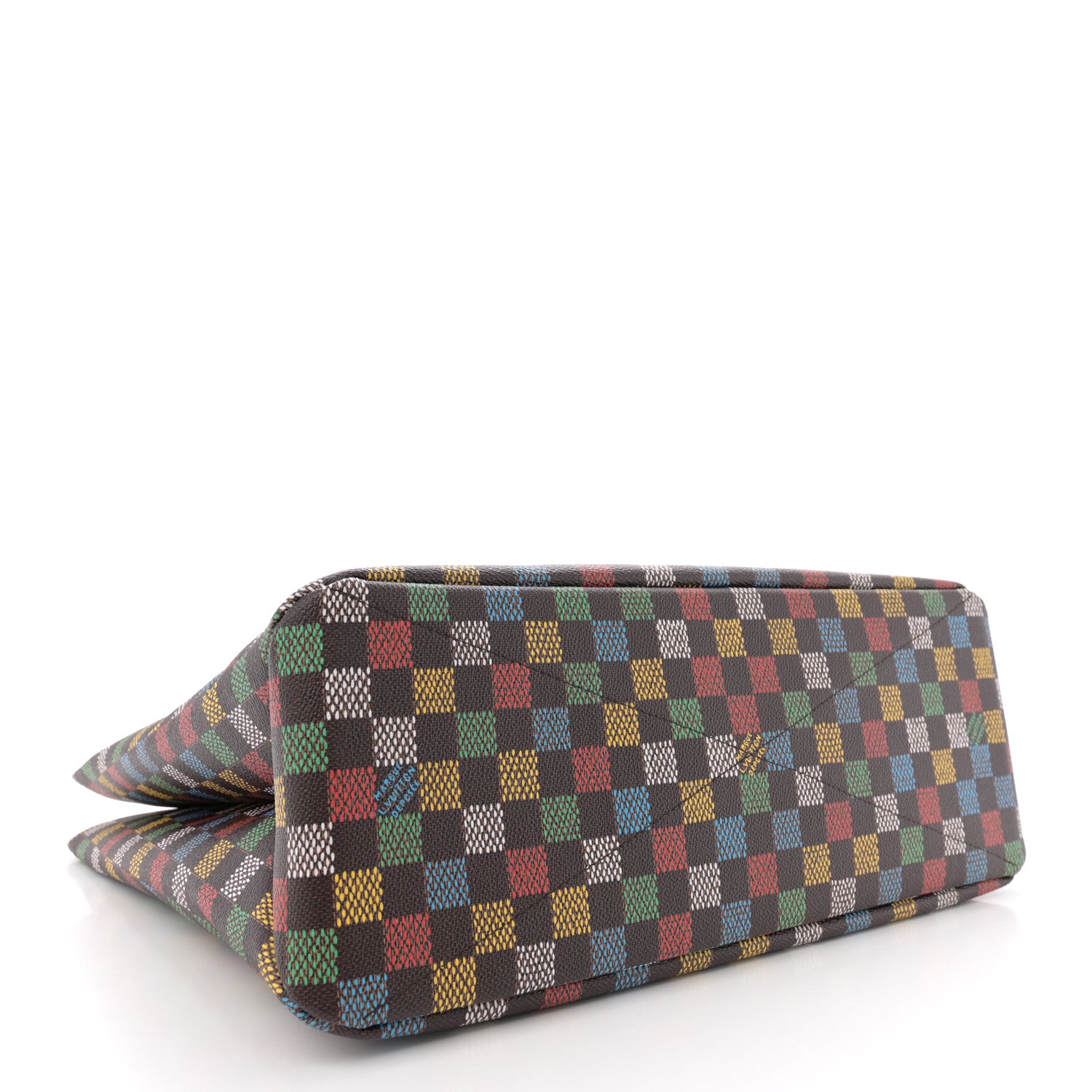 Louis Vuitton Vers Damier Ebene Shopper Bag MM Multicolor 4 of 9