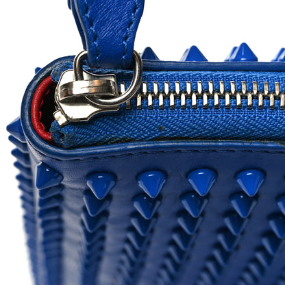 Christian Louboutin Calfskin Spiked IPad Case Blue Saphir 11 of 12