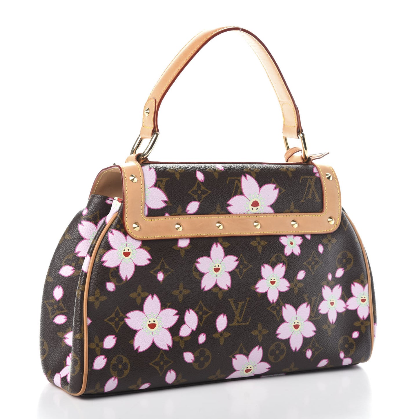 Monogram Cherry Blossom Sac Retro Bag Brown