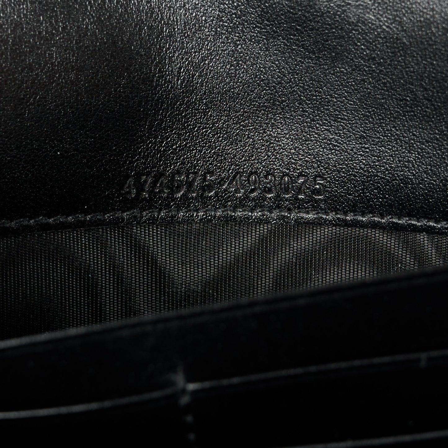 Calfskin Matelasse Aria GG Marmont Chain Wallet Black