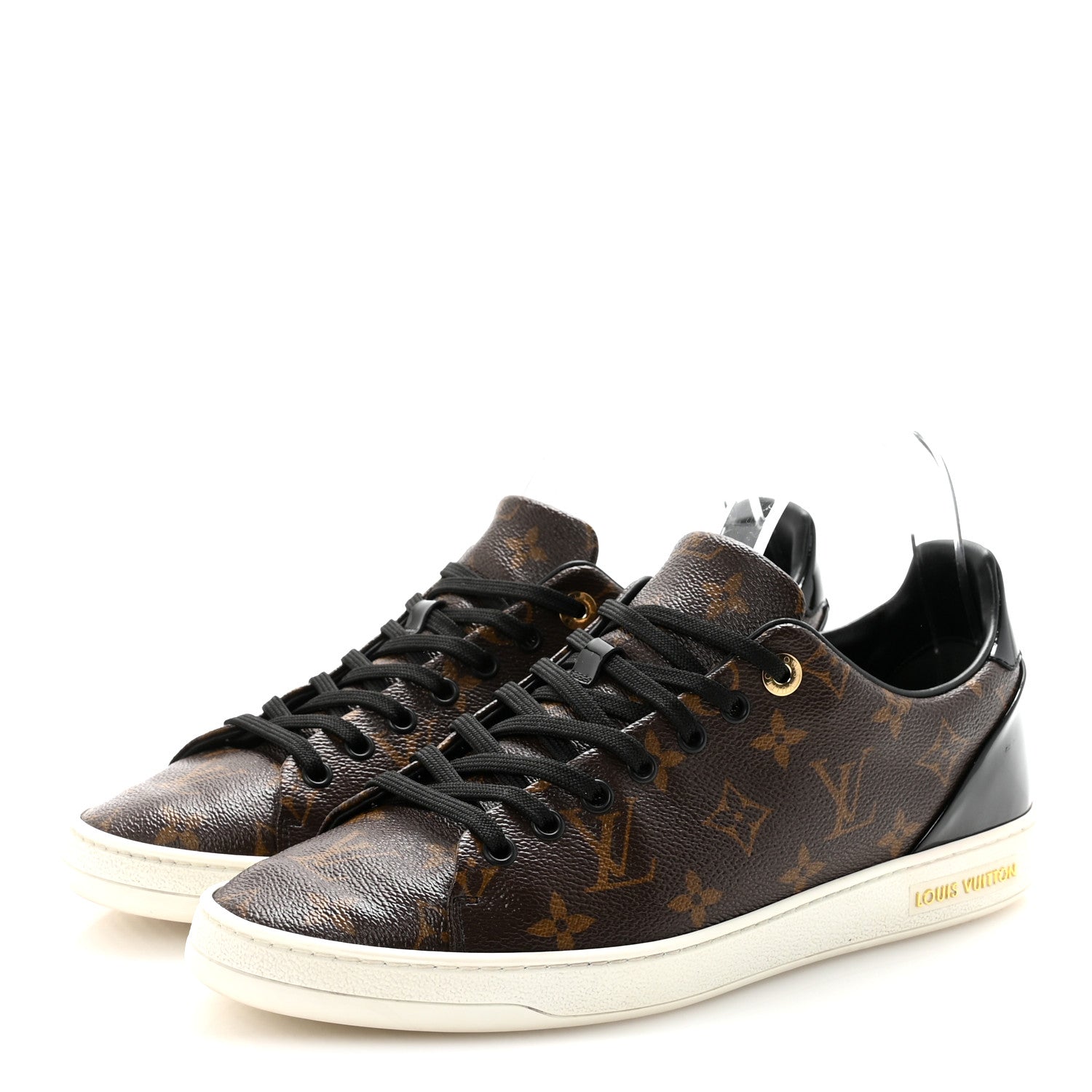 Louis Vuitton Patent Monogram Frontrow Sneakers 42 8 of 16