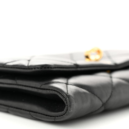Dolce & Gabbana Lambskin Quilted Chain Shoulder Bag Black 8 of 9