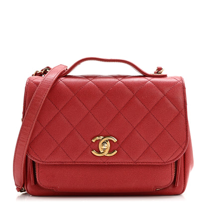 Chanel Caviar Quilted Medium Business Affinity Flap Red 1 of 16
