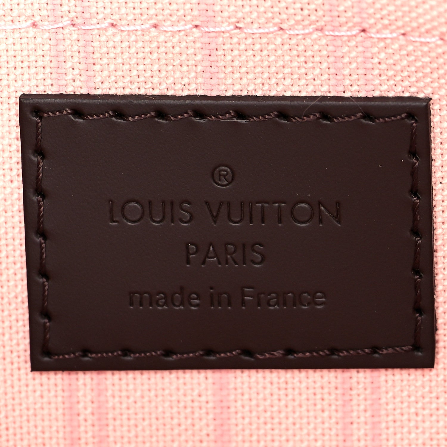 Louis Vuitton Damier Ebene Neverfull MM GM Pochette Rose Ballerine 6 of 7