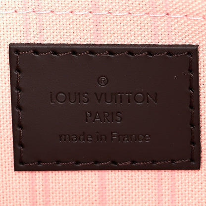 Louis Vuitton Damier Ebene Neverfull MM GM Pochette Rose Ballerine 6 of 7