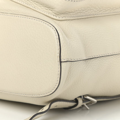 Gucci Cellarius Calfskin Medium Bamboo Backpack Mystic White 9 of 9