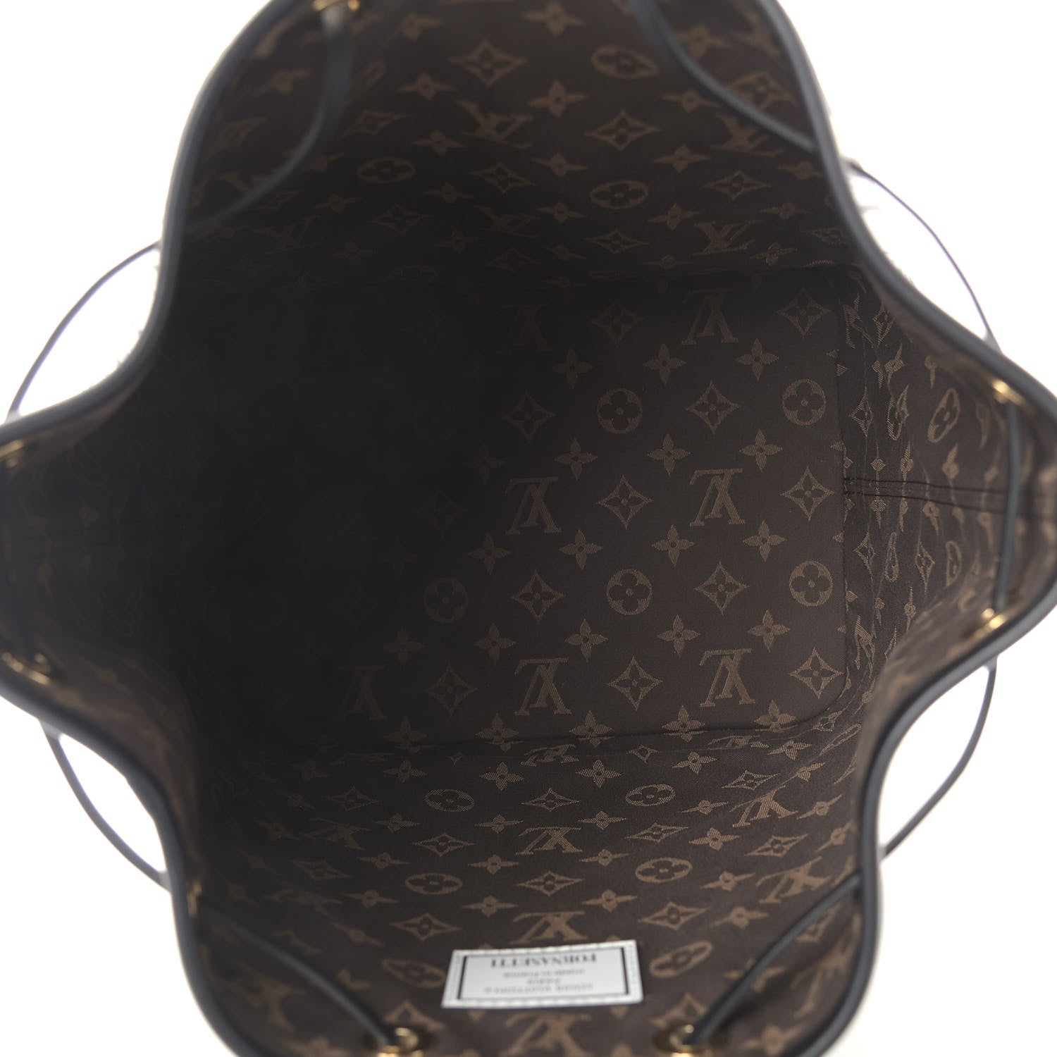 Louis Vuitton X FORNASETTI Calfskin Architettura Noe MM Black White 5 of 9