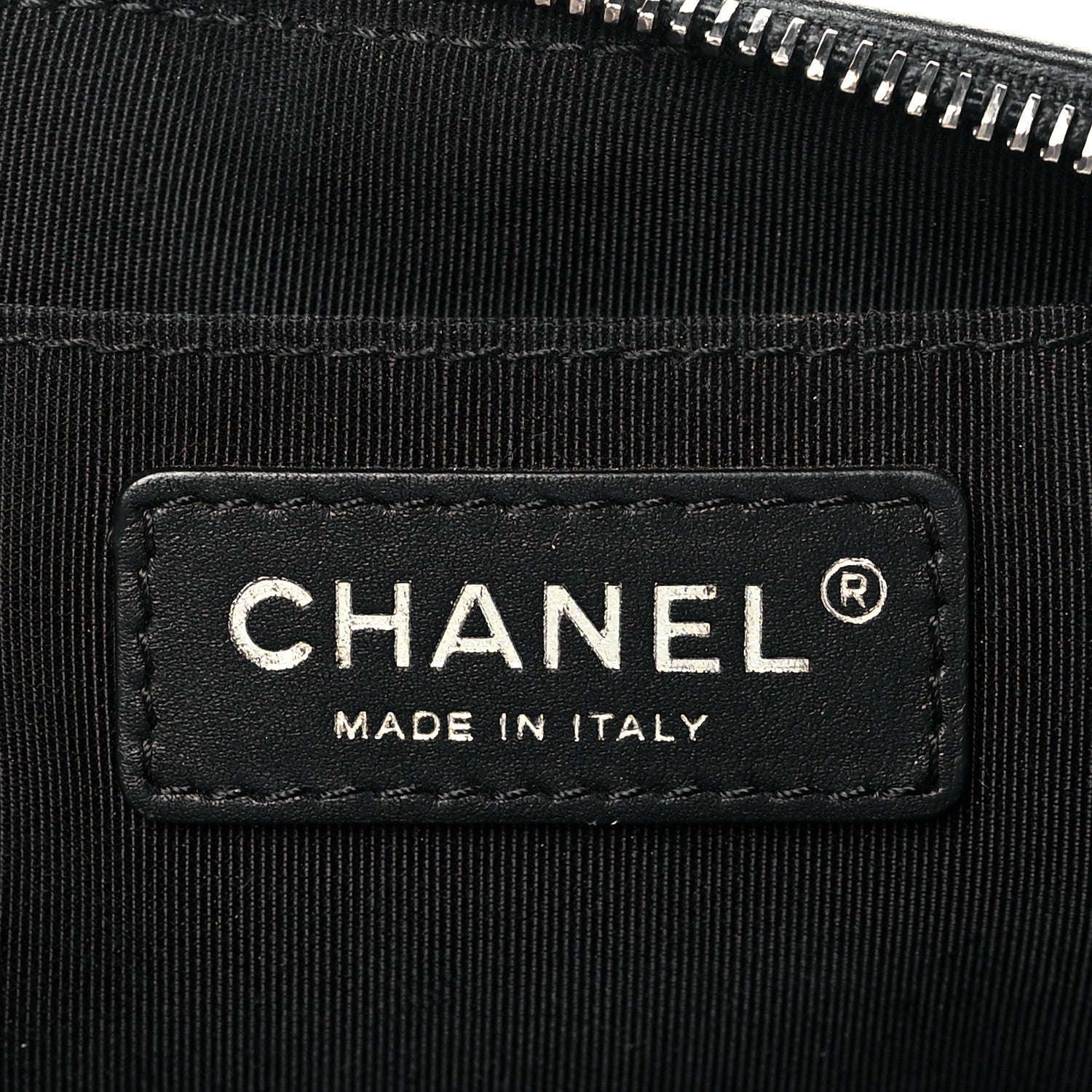 Chanel Crumpled Calfskin Quilted Casual Rock Waist Bag Fanny Pack Black 5 of 9