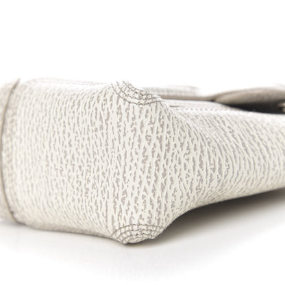 3.1 Phillip Lim 3.1 Shark Embossed Textured Calfskin Mini Pashli Satchel Ivory Dove 9 of 10