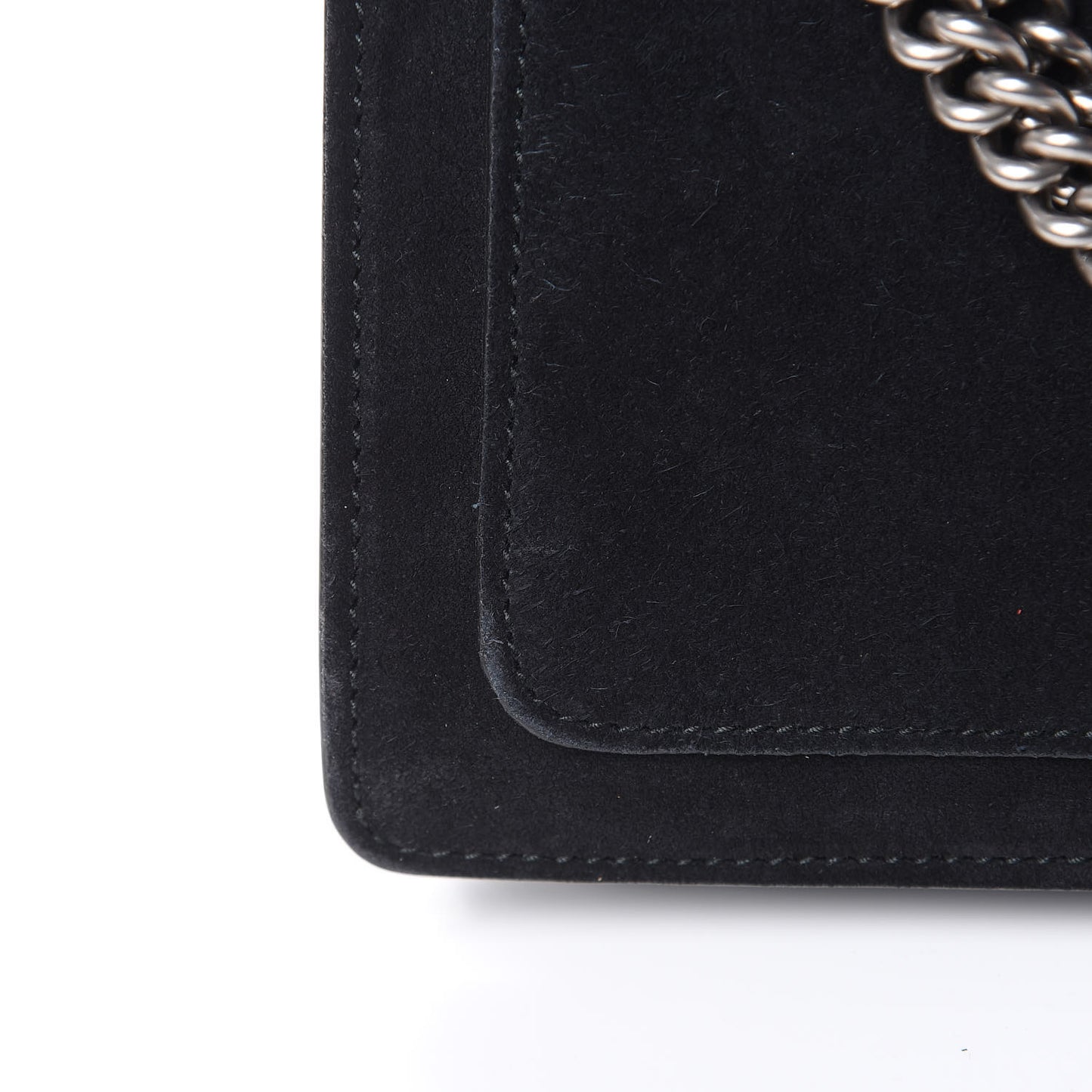 Suede Medium Dionysus Shoulder Bag Black