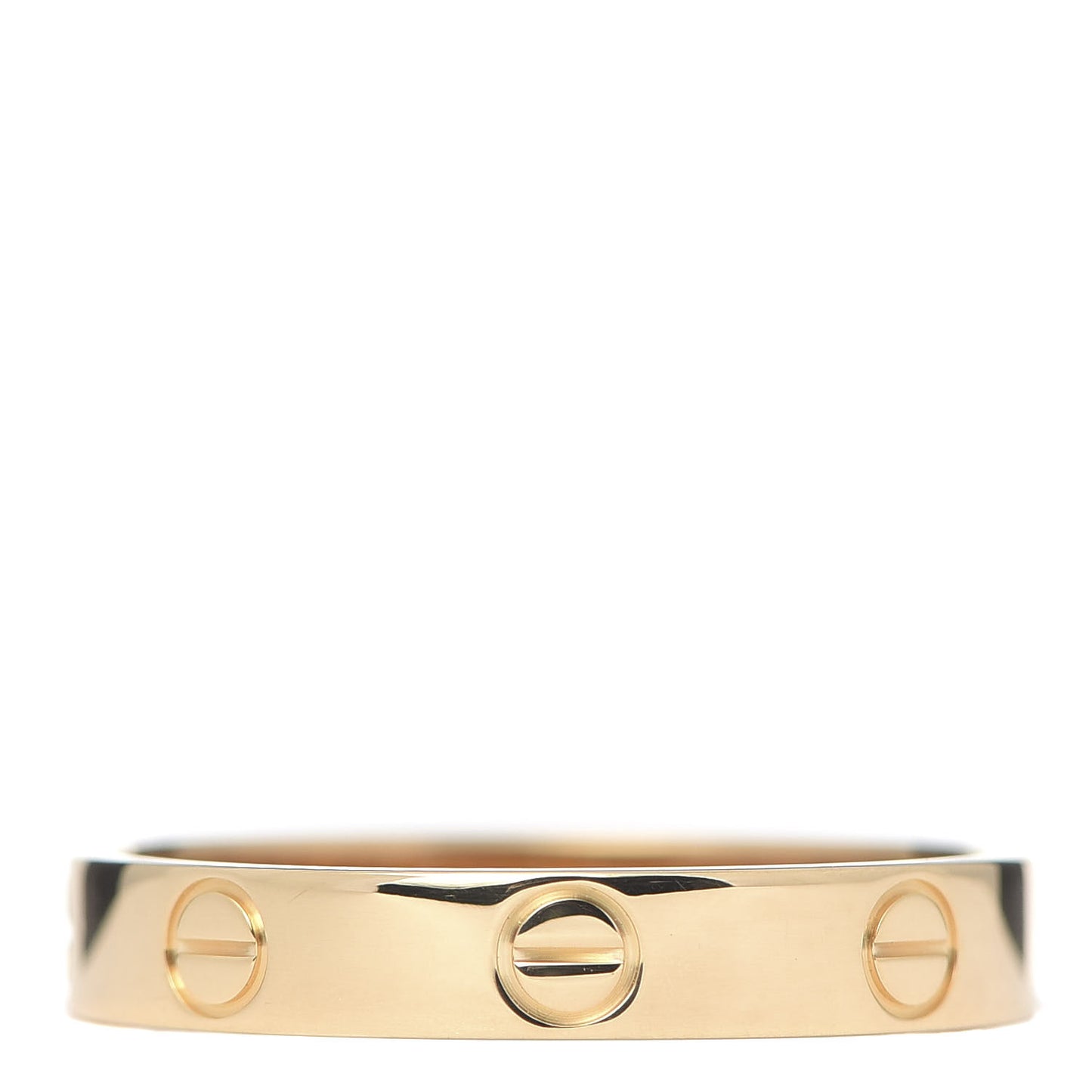 18K Yellow Gold 3.5mm LOVE Wedding Band Ring 57 8