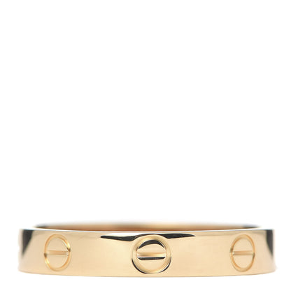 Cartier 18K Yellow Gold 3.5mm LOVE Wedding Band Ring 57 8 3 of 5