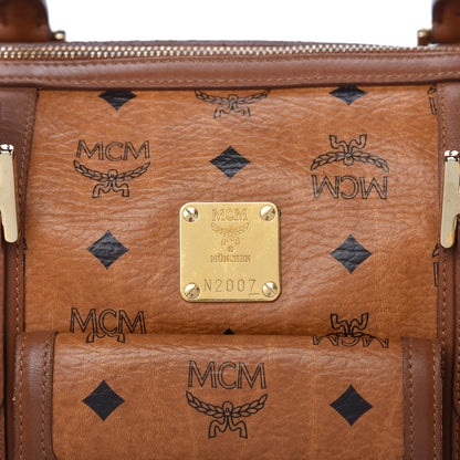 MCM Visetos Satchel Cognac 9 of 9