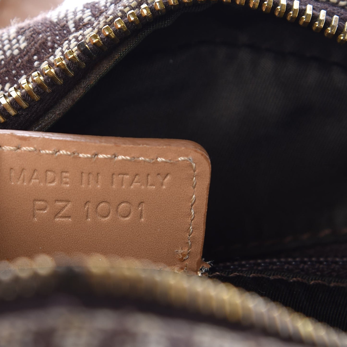 Monogram Mini Saddle Bowler Brown