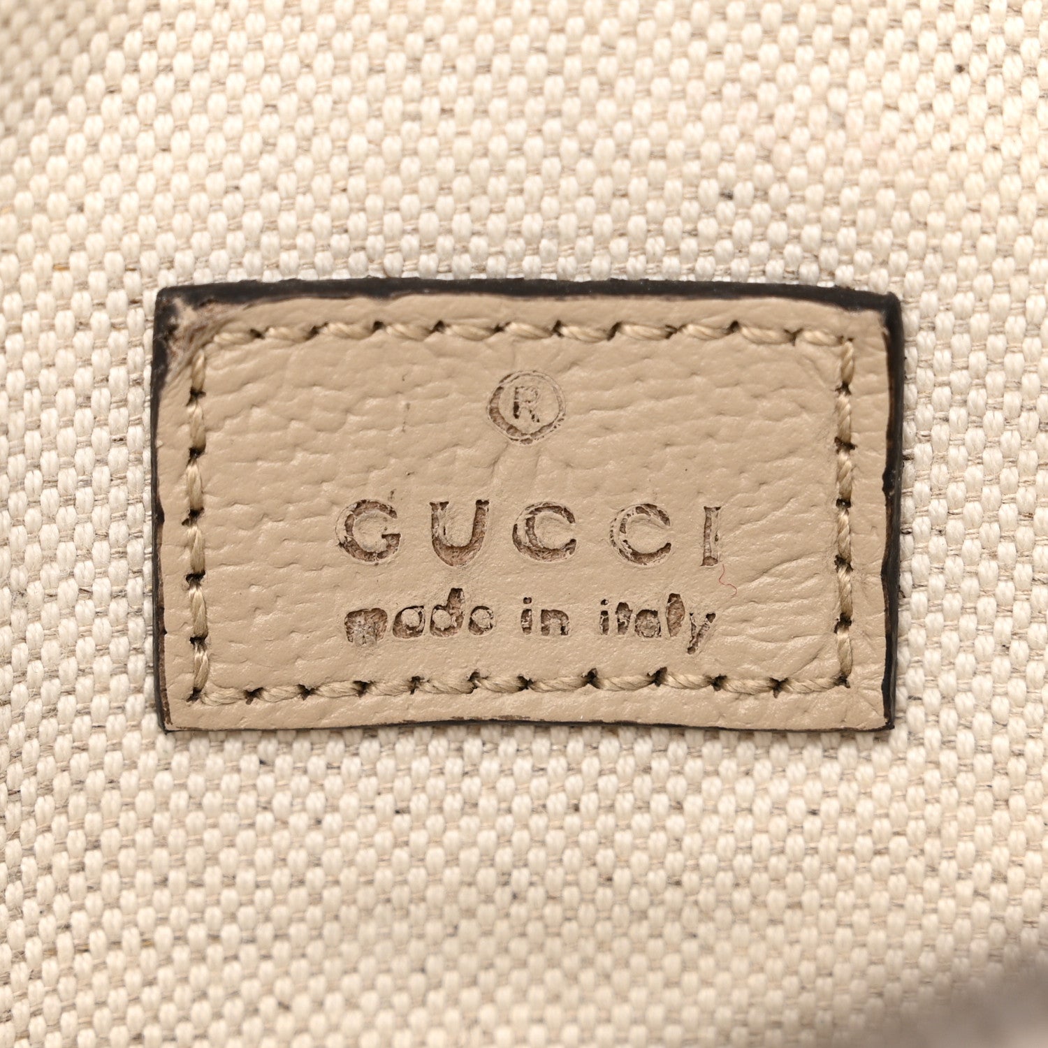Gucci GG Supreme Monogram Textured Calfskin Web Retro Interlocking G Belt Bag Beige Mystic White Oatmeal 6 of 14