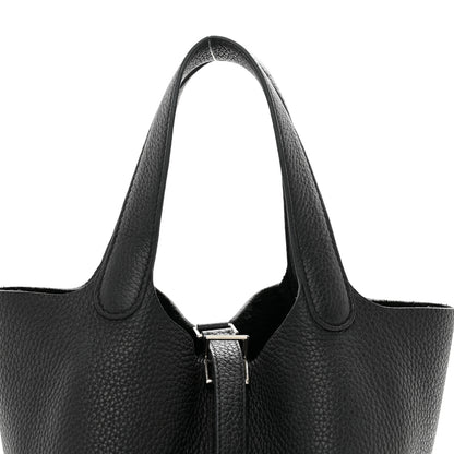 Hermes Taurillon Clemence Picotin Lock 18 PM Black 5 of 9
