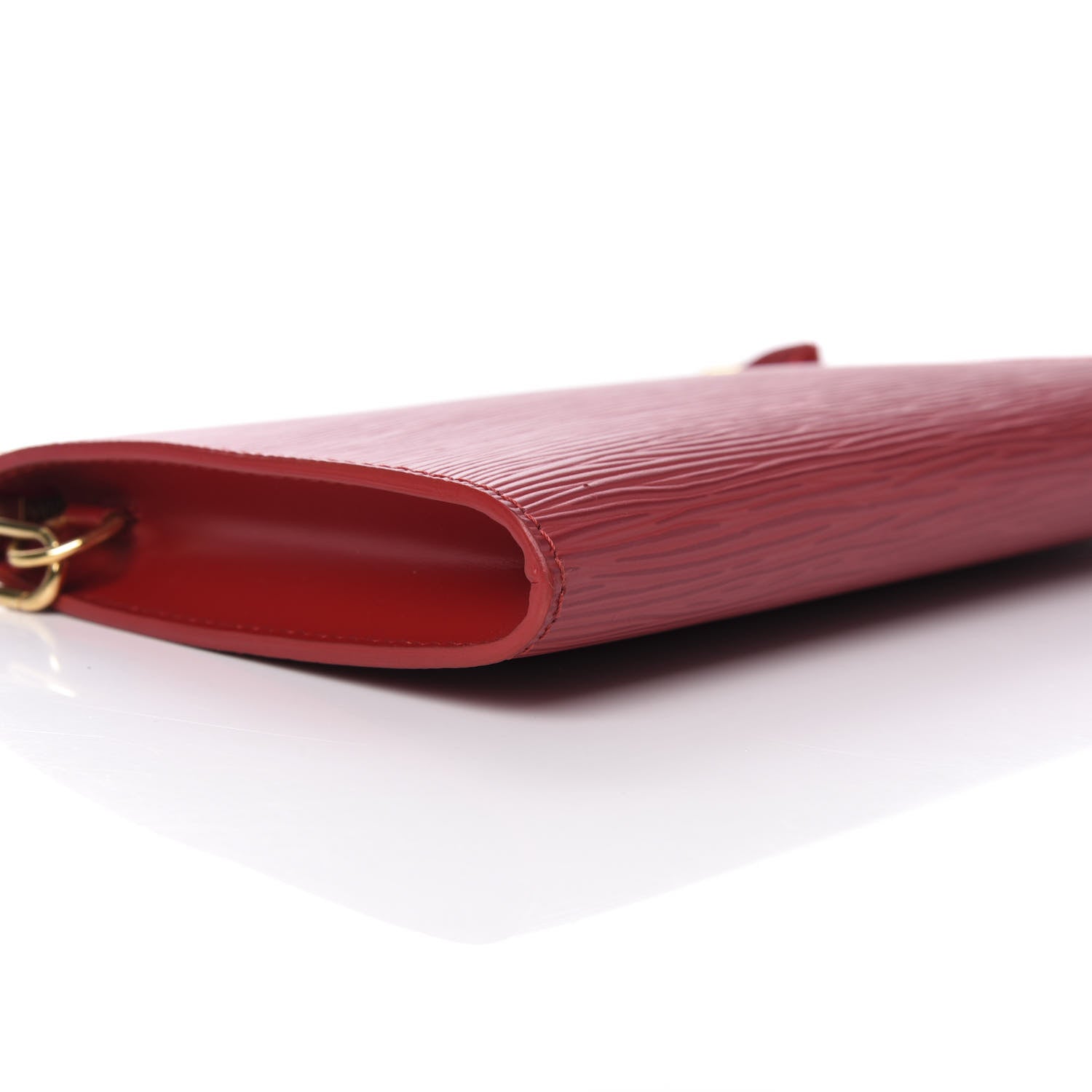 Louis Vuitton Epi Pochette Accessories 24 Castillan Red 7 of 10