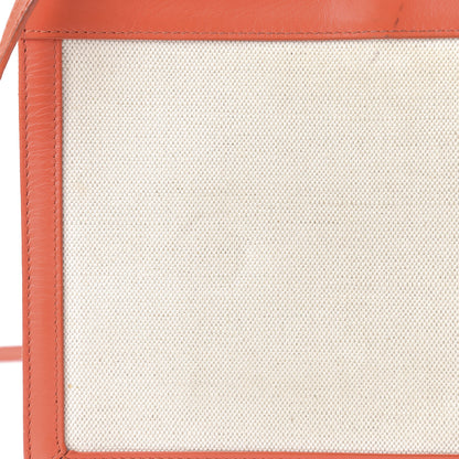 Balenciaga Cotton Canvas Pochette Crossbody Bag Orange 12 of 15