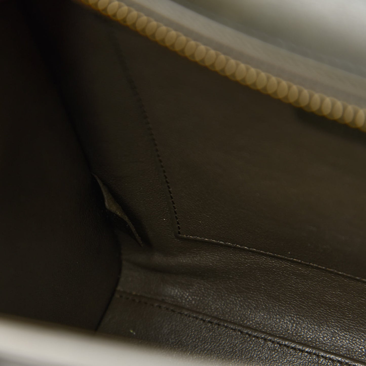 Nubuck Smooth Calfskin Nano Tri-Color Luggage Chartreuse