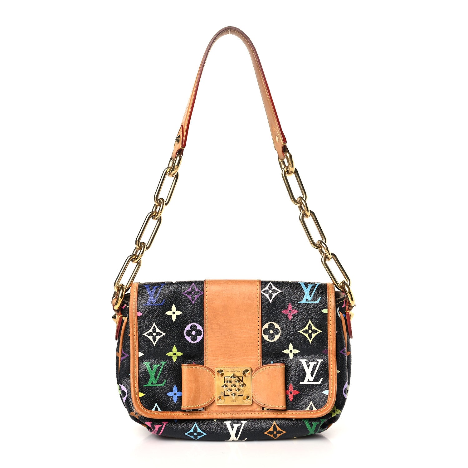 Louis Vuitton Monogram Multicolor Patti Black 1 of 8