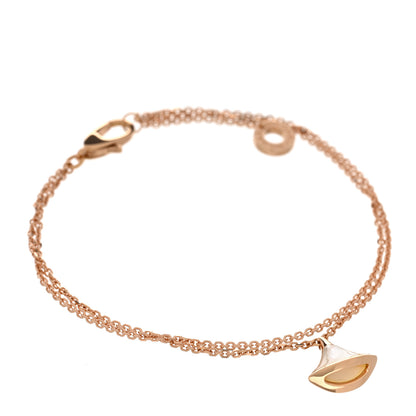 Bulgari 18K Rose Gold Mother of Pearl Divas' Dream Bracelet 1 of 4