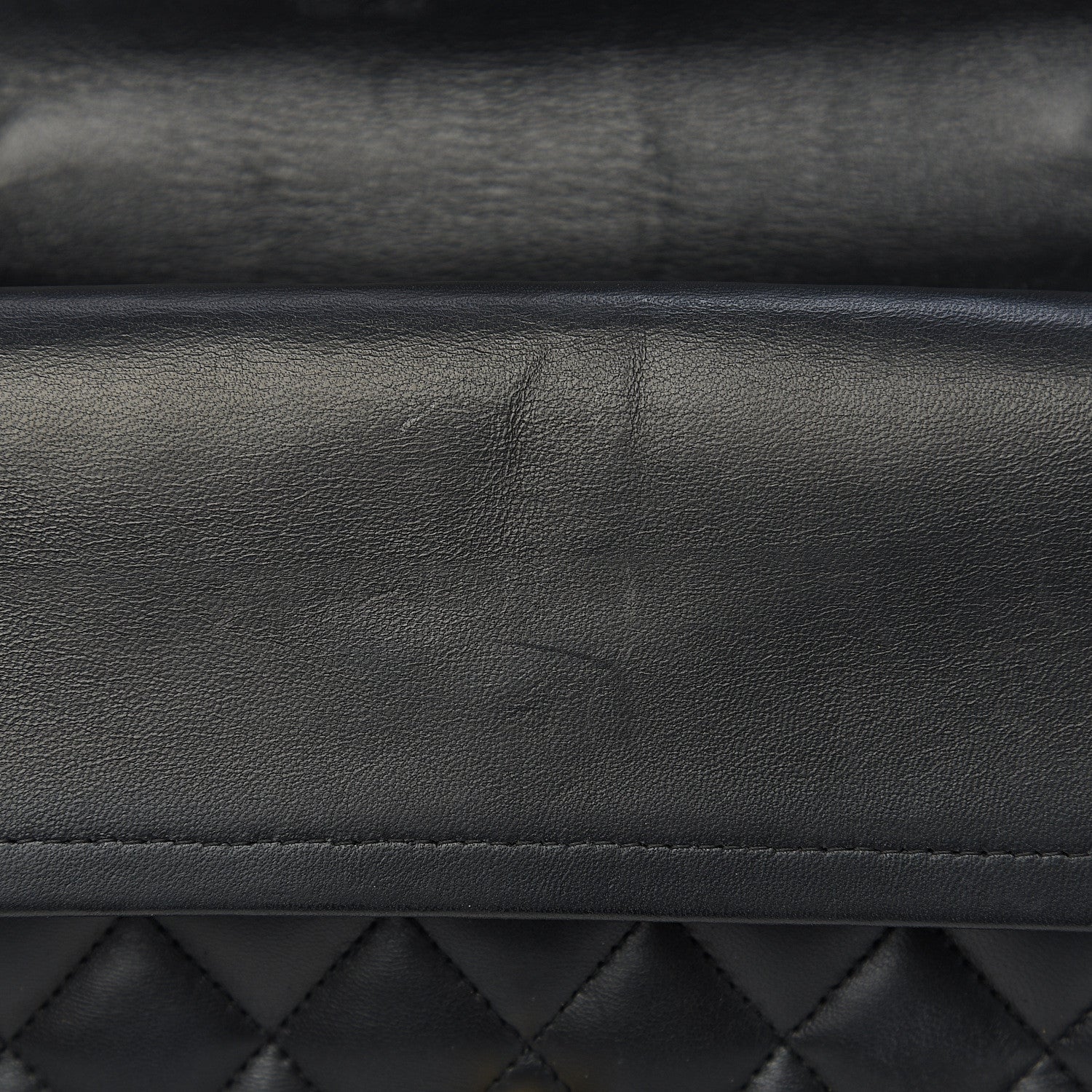 Chanel Lambskin Quilted Medium Double Flap Black 13 of 17