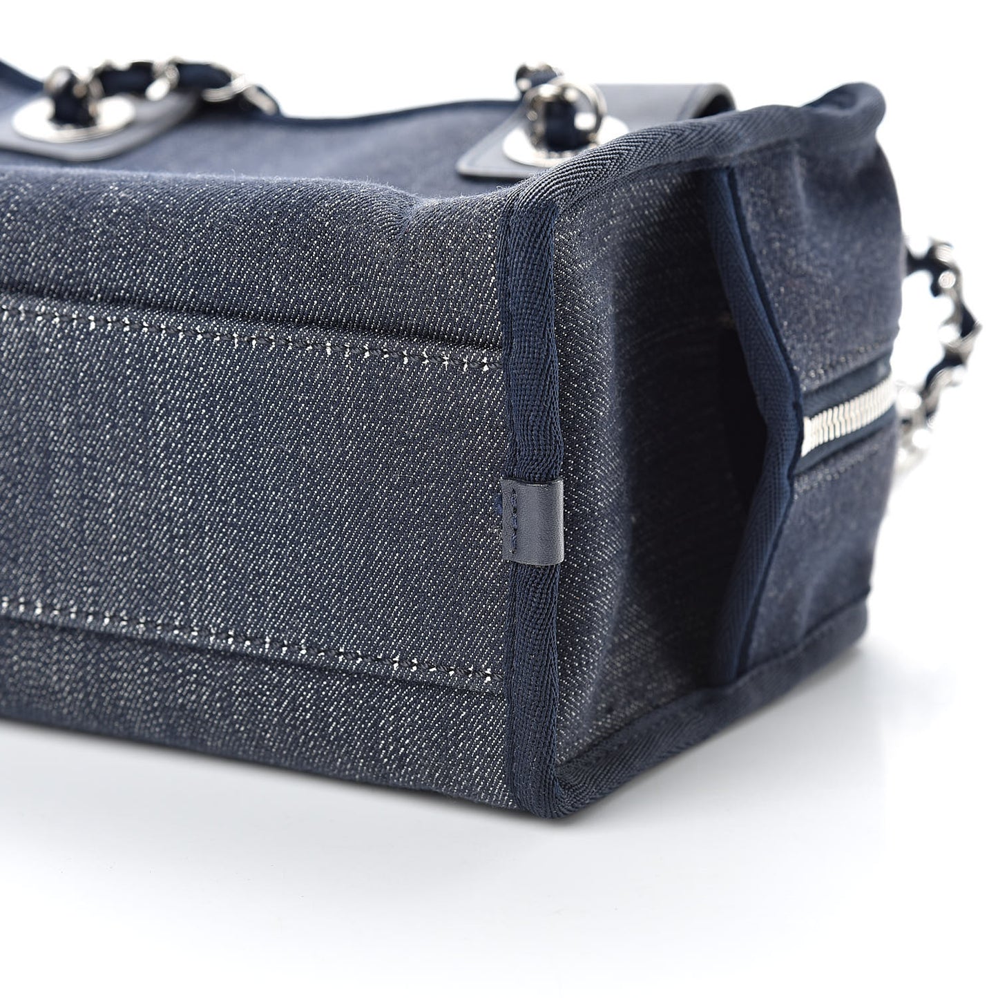 Denim Deauville Bowling Bag Dark Blue
