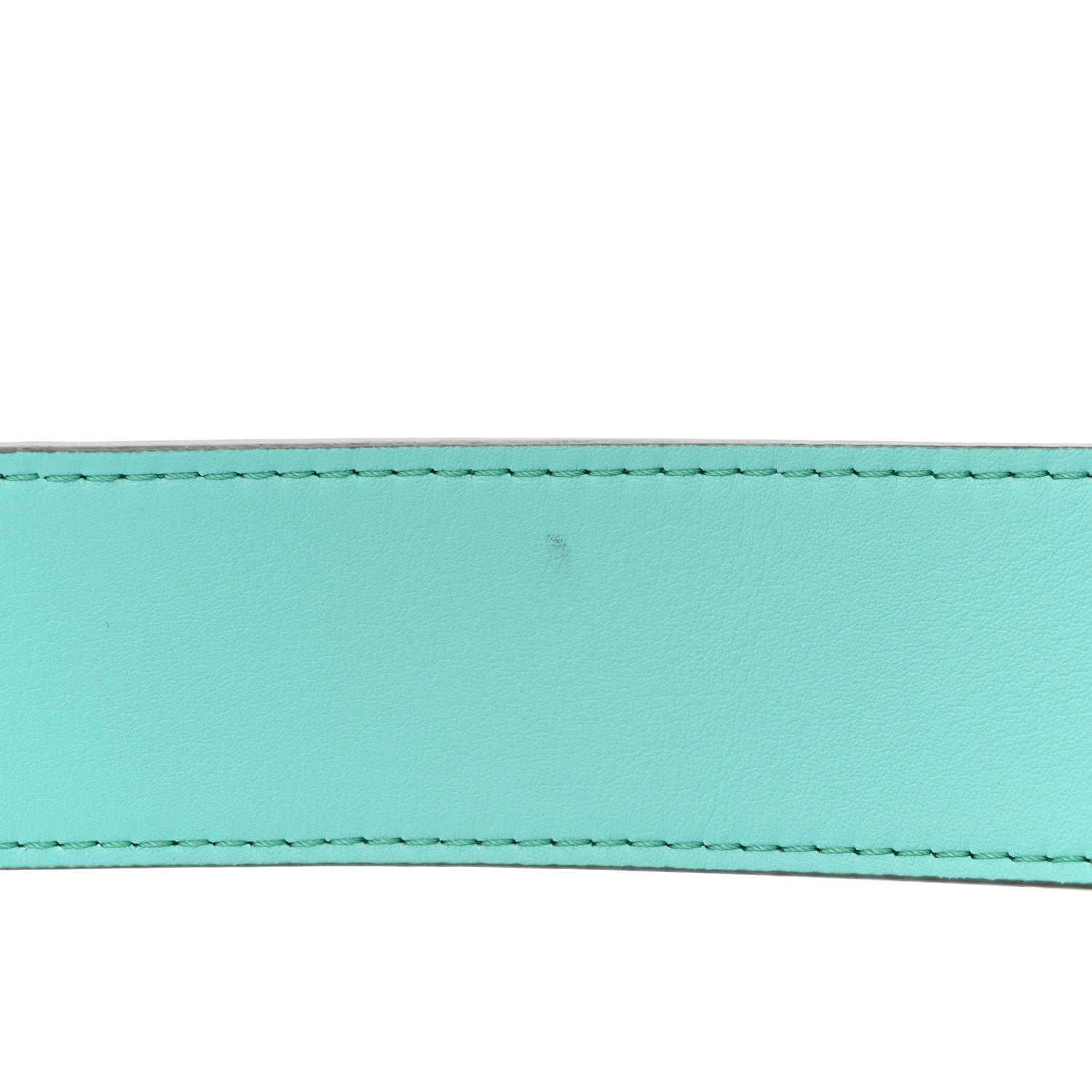 Fendi Rolling Stone Vitello Seta Bead Embroidered Re-Edition Baguette Spring Turquoise 14 of 14